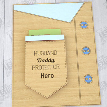 Intra απο ξύλο plywood 3mm-4mm πάχος - Δωροθήκη για την Ημέρα του Πατέρα | Gift Idea Δίασταση 10x15 cm INTRAFABR-116143203 - Image 1