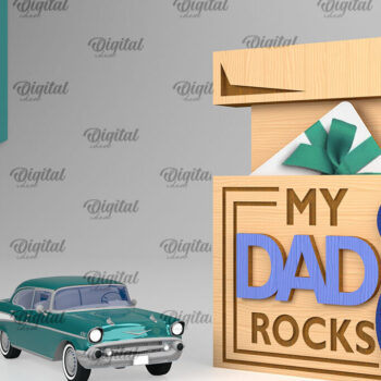 Intra απο ξύλο plywood 3mm-4mm πάχος - Πακέτο κατόχων δώρων για την ημέρα του πατέρα Δίασταση 30x20 cm INTRAFABR-94902287 - Image 7