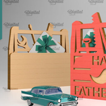 Intra απο ξύλο plywood 3mm-4mm πάχος - Πακέτο κατόχων δώρων για την ημέρα του πατέρα Δίασταση 30x20 cm INTRAFABR-94902287 - Image 11