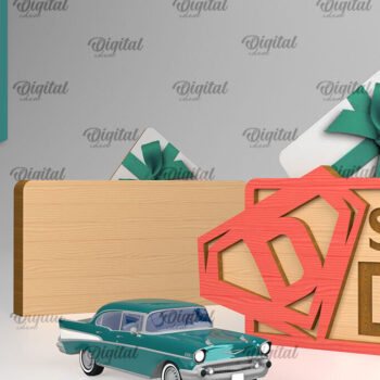 Intra απο ξύλο plywood 3mm-4mm πάχος - Πακέτο κατόχων δώρων για την ημέρα του πατέρα Δίασταση 30x20 cm INTRAFABR-94902287 - Image 13