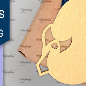 Intra απο ξύλο plywood 3mm-4mm πάχος - Ετικέτα δώρου για την Ημέρα του Πατέρα Laser Cut  Δίασταση 30x20 cm INTRAFABR-96728124 - Image 1