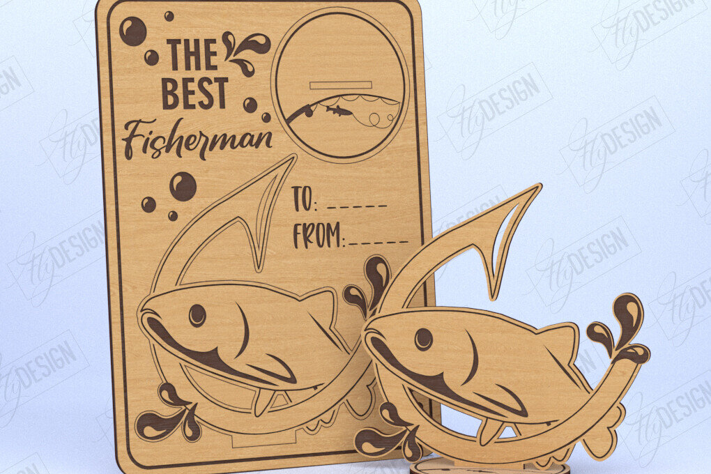 Intra απο ξύλο plywood 3mm-4mm πάχος - Ευχετήρια κάρτα για την Ημέρα του Πατέρα | Ιδέα δώρου Δίασταση 10x15 cm INTRAFABR-119536573