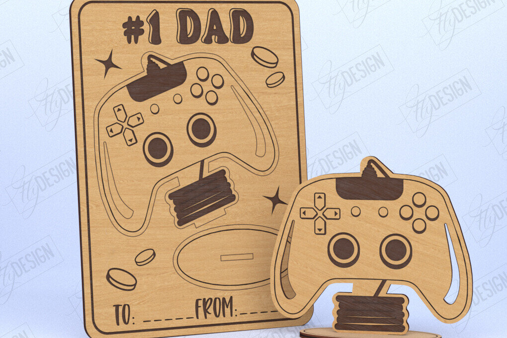 Intra απο ξύλο plywood 3mm-4mm πάχος - Ευχετήρια κάρτα για την Ημέρα του Πατέρα | Ιδέα δώρου Δίασταση 10x15 cm INTRAFABR-119536567