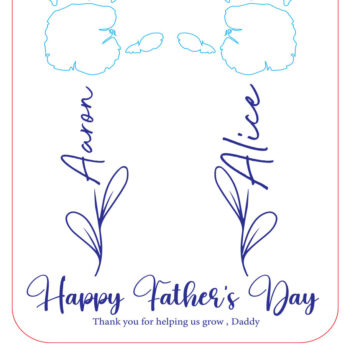 Intra απο ξύλο plywood 3mm-4mm πάχος - Πινακίδα χειρός για την Ημέρα του Πατέρα  Δίασταση 30x20 cm INTRAFABR-98529677 - Image 4