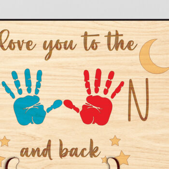 Intra απο ξύλο plywood 3mm-4mm πάχος - Πινακίδα χειρός για την Ημέρα του Πατέρα  Δίασταση 30x20 cm INTRAFABR-98530650 - Image 1