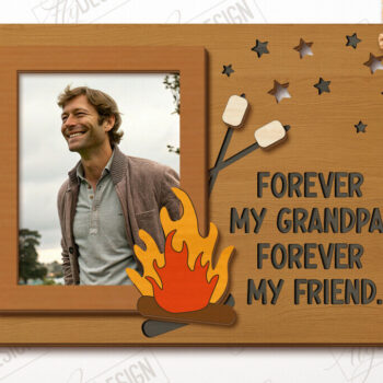 Intra απο ξύλο plywood 3mm-4mm πάχος - Κρεμαστές κορνίζες για τη γιορτή του πατέρα | Ιδέα δώρου Δίασταση 20x25 cm INTRAFABR-119069617 - Image 1