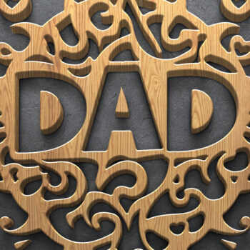 Intra απο ξύλο plywood 3mm-4mm πάχος - Πακέτο κοπής με λέιζερ για την ημέρα του πατέρα Δίασταση 4500x5400 cm INTRAFABR-124377012 - Image 3