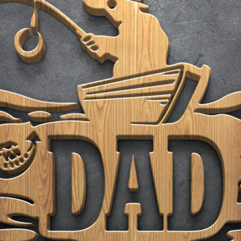 Intra απο ξύλο plywood 3mm-4mm πάχος - Πακέτο κοπής με λέιζερ για την ημέρα του πατέρα Δίασταση 4500x5400 cm INTRAFABR-124377012 - Image 5