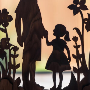 Intra απο ξύλο plywood 3mm-4mm πάχος -   κοπής με λέιζερ για την ημέρα του πατέρα Δίασταση 40x50 cm INTRAFABR-97779226