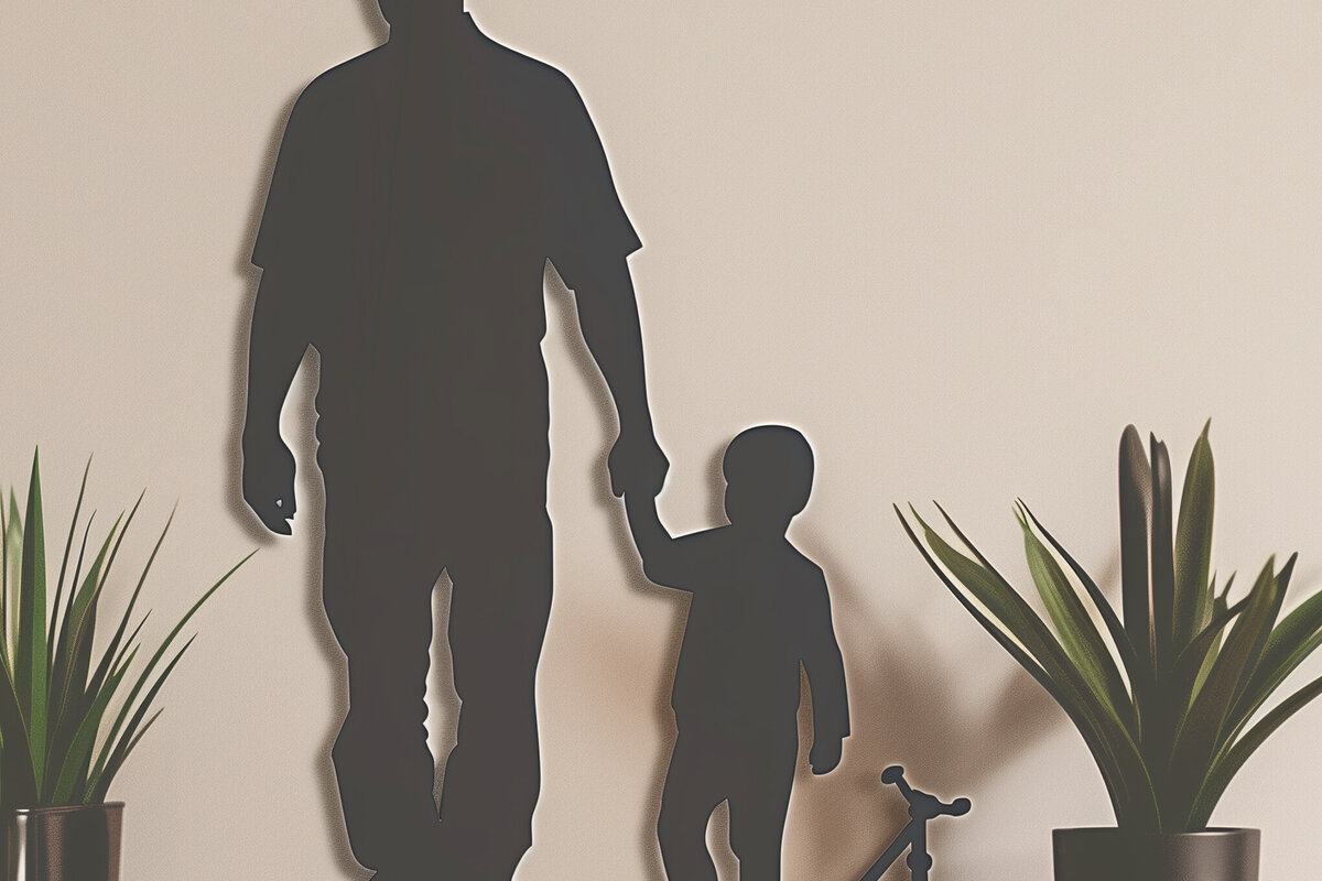 Intra απο ξύλο plywood 3mm-4mm πάχος -   κοπής με λέιζερ για την ημέρα του πατέρα Δίασταση 40x50 cm INTRAFABR-97785277