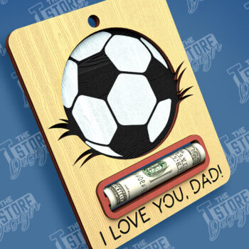 Intra απο ξύλο plywood 3mm-4mm πάχος - Χρηματική κάρτα για τη γιορτή του πατέρα | Ευχετήριες κάρτες Δίασταση 10x15 cm INTRAFABR-97088388 - Image 1