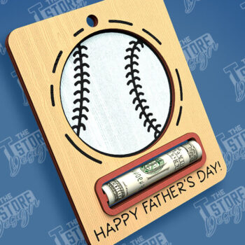 Intra απο ξύλο plywood 3mm-4mm πάχος - Πακέτο κοπής λέιζερ με κάρτα για την ημέρα του πατέρα Δίασταση 10x15 cm INTRAFABR-97088421 - Image 3