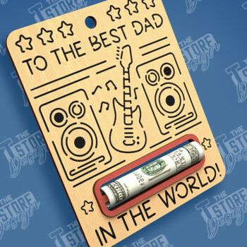 Intra απο ξύλο plywood 3mm-4mm πάχος - Πακέτο κοπής λέιζερ με κάρτα για την ημέρα του πατέρα Δίασταση 10x15 cm INTRAFABR-97088421 - Image 9