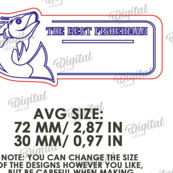Intra απο ξύλο plywood 3mm-4mm πάχος - Ετικέτα για την Ημέρα του Πατέρα Δίασταση 30x20 cm INTRAFABR-120041768 - Image 2