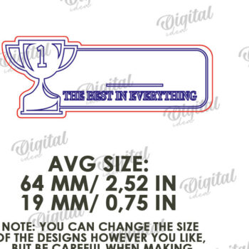 Intra απο ξύλο plywood 3mm-4mm πάχος - Ετικέτα για την Ημέρα του Πατέρα Δίασταση 30x20 cm INTRAFABR-120041965 - Image 2