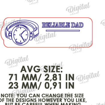 Intra απο ξύλο plywood 3mm-4mm πάχος - Ετικέτα για την Ημέρα του Πατέρα Δίασταση 30x20 cm INTRAFABR-120042013 - Image 2