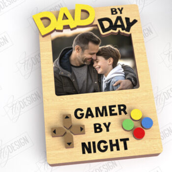 Intra απο ξύλο plywood 3mm-4mm πάχος - Μαγνήτης Φωτογραφίας για την Ημέρα του Πατέρα | Ιδέα δώρου Δίασταση 20x20 cm INTRAFABR-118684532 - Image 1