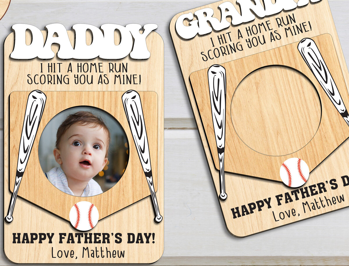 Intra απο ξύλο plywood 3mm-4mm πάχος - Πλαίσιο για την Ημέρα του Πατέρα Magnet  Δίασταση 20x25 cm INTRAFABR-98286284