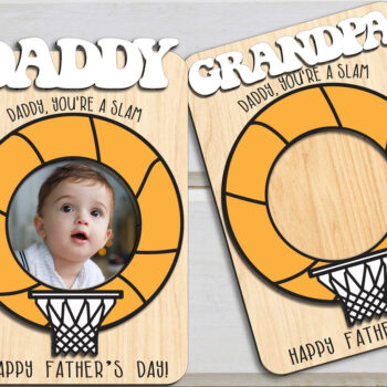 Intra απο ξύλο plywood 3mm-4mm πάχος - Πλαίσιο για την Ημέρα του Πατέρα Magnet  Δίασταση 20x25 cm INTRAFABR-98286689 - Image 1