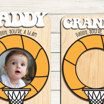 Intra απο ξύλο plywood 3mm-4mm πάχος - Πλαίσιο για την Ημέρα του Πατέρα Magnet  Δίασταση 20x25 cm INTRAFABR-98286689 - Image 2