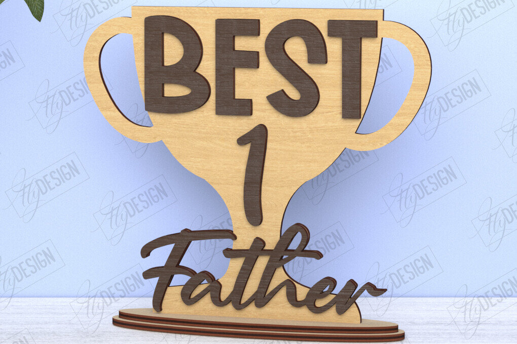 Intra απο ξύλο plywood 3mm-4mm πάχος - Πλακέτες για τη γιορτή του πατέρα | Δώρο για τον παππού Δίασταση 30x20 cm INTRAFABR-118682939