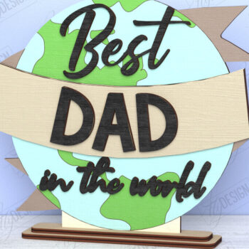 Intra απο ξύλο plywood 3mm-4mm πάχος - Πλακέτες για τη γιορτή του πατέρα | Δώρο για τον παππού Δίασταση 30x20 cm INTRAFABR-118682927 - Image 1