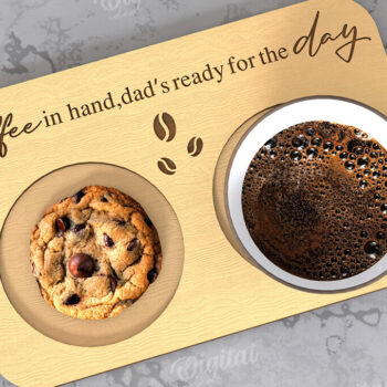 Intra απο ξύλο plywood 3mm-4mm πάχος - Δίσκος σερβιρίσματος για την Ημέρα του Πατέρα Δίασταση 30x20 cm INTRAFABR-119613928 - Image 1