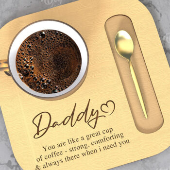 Intra απο ξύλο plywood 3mm-4mm πάχος - Πακέτο Δίσκων σερβιρίσματος για την Ημέρα του Πατέρα Δίασταση 30x20 cm INTRAFABR-119488321 - Image 3