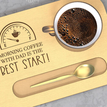 Intra απο ξύλο plywood 3mm-4mm πάχος - Πακέτο Δίσκων σερβιρίσματος για την Ημέρα του Πατέρα Δίασταση 30x20 cm INTRAFABR-119488321 - Image 10