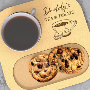 Intra απο ξύλο plywood 3mm-4mm πάχος - Πακέτο Δίσκων σερβιρίσματος για την Ημέρα του Πατέρα Δίασταση 30x20 cm INTRAFABR-119488321 - Image 13