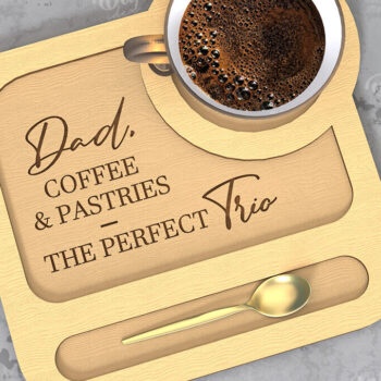 Intra απο ξύλο plywood 3mm-4mm πάχος - Πακέτο Δίσκων σερβιρίσματος για την Ημέρα του Πατέρα Δίασταση 30x20 cm INTRAFABR-119488321 - Image 14