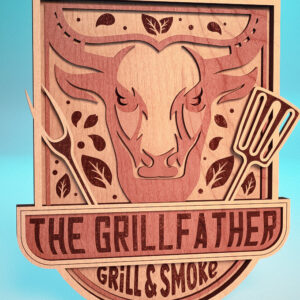 Intra απο ξύλο plywood 3mm-4mm πάχος - Πινακίδα για την Ημέρα του Πατέρα Laser Cut  | Σπίτι Δίασταση 30x20 cm INTRAFABR-66112585