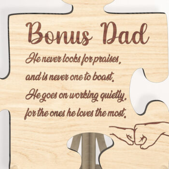 Intra απο ξύλο plywood 3mm-4mm πάχος - Πινακίδα για τη γιορτή του πατέρα Decor-Break Jhon Δίασταση 30x20 cm INTRAFABR-96160611 - Image 1