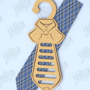 Intra απο ξύλο plywood 3mm-4mm πάχος - Γραβάτα για την Ημέρα του Πατέρα | Κρεμάστρα γραβάτας Δίασταση 20x20 cm INTRAFABR-119067666