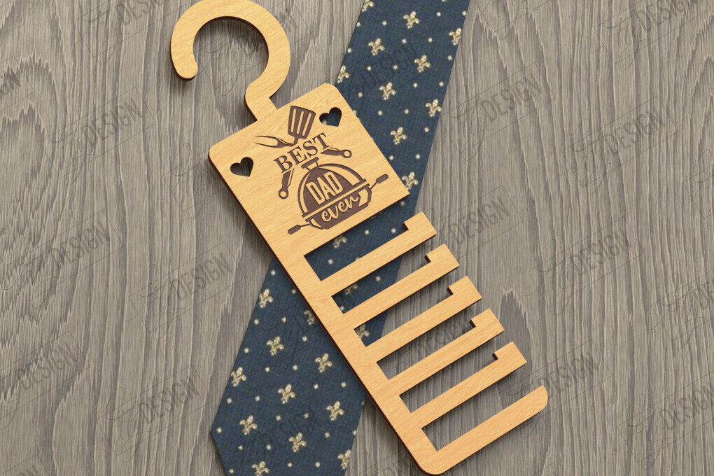 Intra απο ξύλο plywood 3mm-4mm πάχος - Γραβάτα για την Ημέρα του Πατέρα | Κρεμάστρα γραβάτας Δίασταση 20x20 cm INTRAFABR-119069821