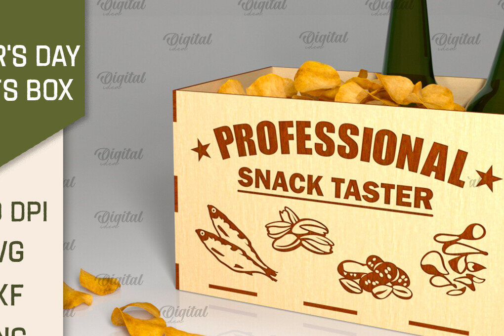 Intra απο ξύλο plywood 3mm-4mm πάχος - Κόψιμο με λέιζερ κουτί λιχουδιών για τη γιορτή του πατέρα Δίασταση 30x20 cm INTRAFABR-96223180