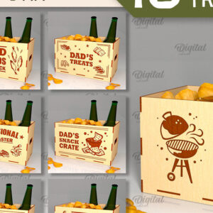 Intra απο ξύλο plywood 3mm-4mm πάχος - Πακέτο κοπής λέιζερ κουτιού λιχουδιών για τη γιορτή του πατέρα Δίασταση 30x20 cm INTRAFABR-96276422