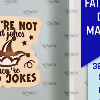 Intra απο ξύλο plywood 3mm-4mm πάχος - Ξύλινη κοπή με μαγνήτη με λέιζερ για τη γιορτή του πατέρα Δίασταση 30x20 cm INTRAFABR-97654594 - Image 1