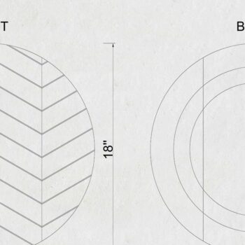 Intra απο ξύλο plywood 3mm-4mm πάχος - Μοτίβο κοπής λέιζερ ονομαστικής πινακίδας faux Shiplap Δίασταση 30x20 cm INTRAFABR-39087790 - Image 2