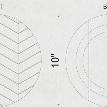 Intra απο ξύλο plywood 3mm-4mm πάχος - Μοτίβο κοπής λέιζερ ονομαστικής πινακίδας faux Shiplap Δίασταση 30x20 cm INTRAFABR-39087790 - Image 3