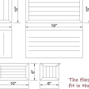 Intra απο ξύλο plywood 3mm-4mm πάχος - Faux Shiplap Sign Backers Laser Cut Δίασταση 30x20 cm INTRAFABR-37054014 - Image 2