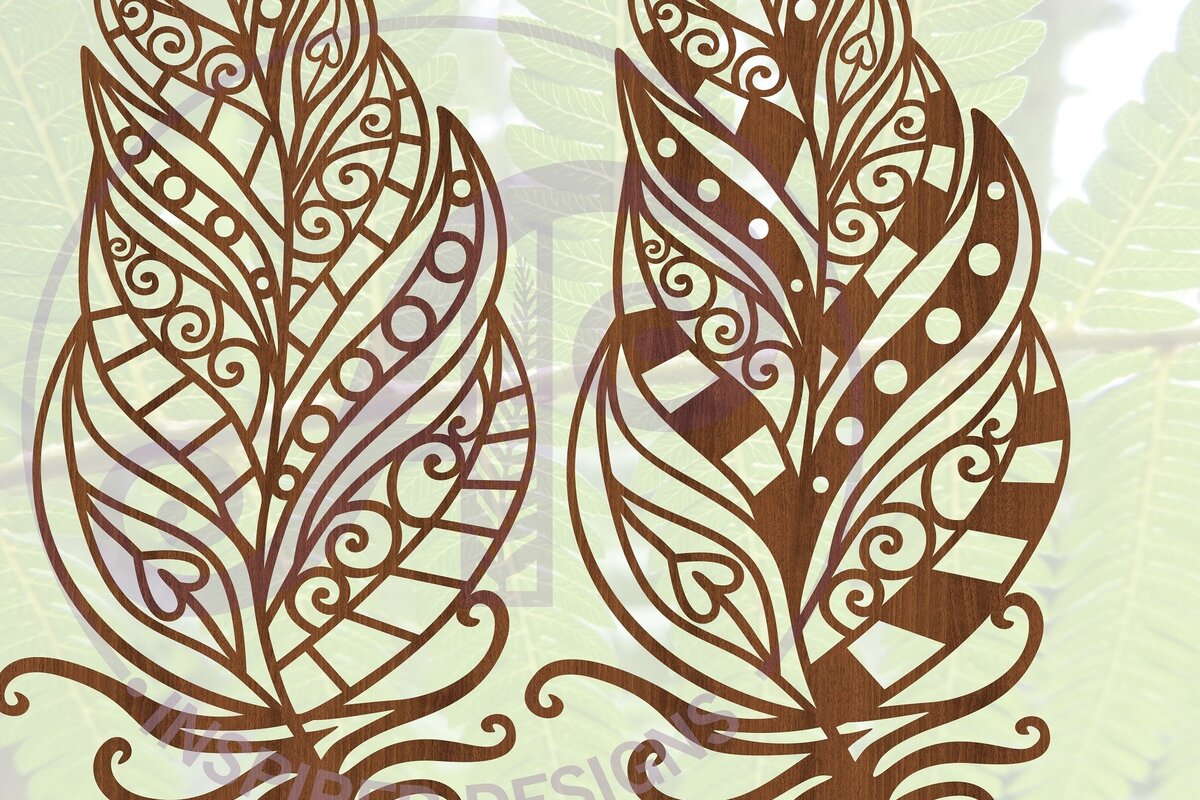 Intra απο ξύλο plywood 3mm-4mm πάχος -  κοπής  Art Design με φτερά τοίχου Δίασταση 40x50 cm INTRAFABR-68351311