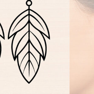 Intra απο ξύλο plywood 3mm-4mm πάχος - Ξύλινα σκουλαρίκια με πούπουλα με λέιζερ  Δίασταση 3x3 cm INTRAFABR-110220966