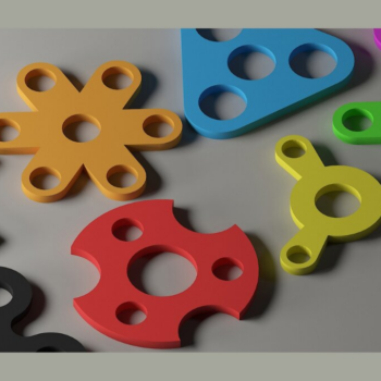 Intra απο ξύλο plywood 3mm-4mm πάχος - Fidget Spinner 277 Δίασταση 20x20 cm INTRAFABR-118755696 - Image 1