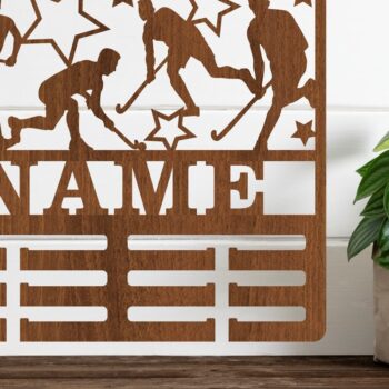 Intra απο ξύλο plywood 3mm-4mm πάχος -   κάτοχος μεταλλίου για άντρες χόκεϊ επί χόρτου Δίασταση 30x20 cm INTRAFABR-68115742 - Image 1