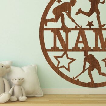 Intra απο ξύλο plywood 3mm-4mm πάχος -   για το όνομα του αρσενικού χόκεϊ επί χόρτου Δίασταση 30x20 cm INTRAFABR-68107554 - Image 1