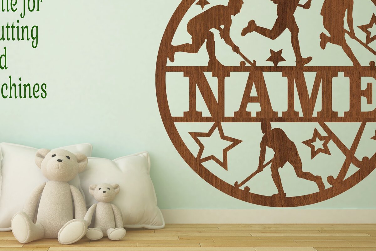 Intra απο ξύλο plywood 3mm-4mm πάχος -   για το όνομα του αρσενικού χόκεϊ επί χόρτου Δίασταση 30x20 cm INTRAFABR-68107554