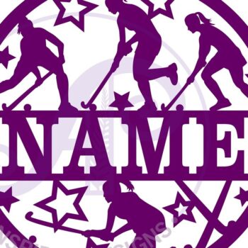 Intra απο ξύλο plywood 3mm-4mm πάχος - Πινακίδα ονόματος χόκεϊ επί χόρτου  Cut F Θηλυκό Δίασταση 30x20 cm INTRAFABR-68107209 - Image 3