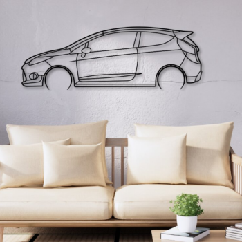 Intra απο ξύλο plywood 3mm-4mm πάχος - Fiesta MK7 Laser Cut Car Silhouette Dxf Δίασταση 20x20 cm INTRAFABR-113253997 - Image 1