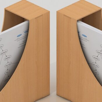 Intra απο ξύλο plywood 3mm-4mm πάχος - File Holder Magazine Storage Organizer Δίασταση 30x20 cm INTRAFABR-42992300 - Image 1